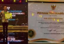 Bengkulu Utara Raih Penghargaan UHC Award 2026 Kategori Pratama